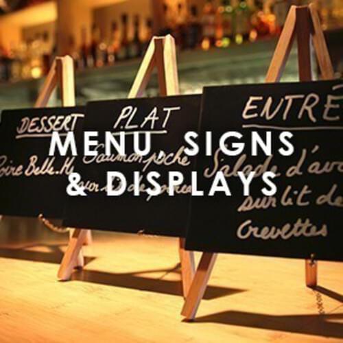 Menu,Signs & Display